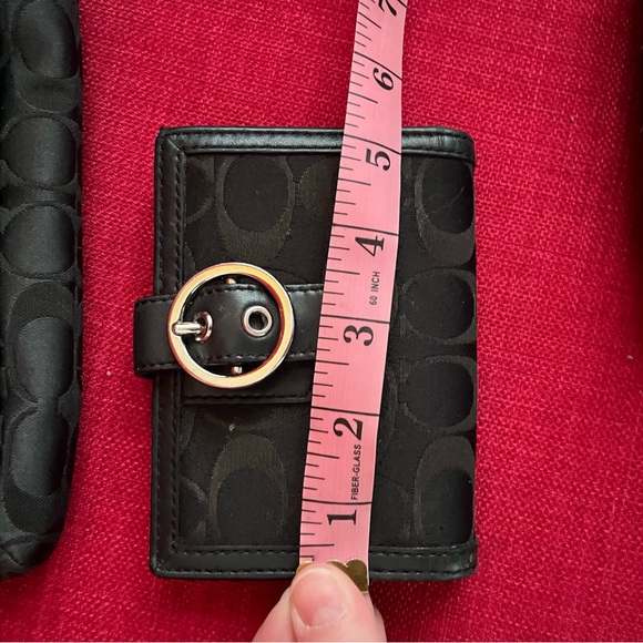 4 Coach Miscellaneous Accessories Guaranteed Authentic Wallets Wristlet Black - Picture 16 of 16